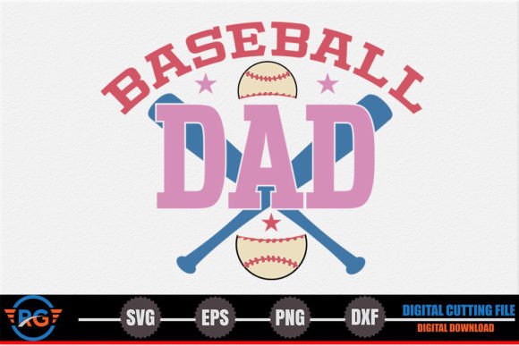 Baseball Dad – Retro Baseball SVG