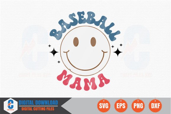 Baseball Mama Retro SVG Design Review