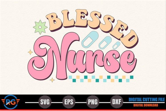 Blessed Nurse Retro SVG Review