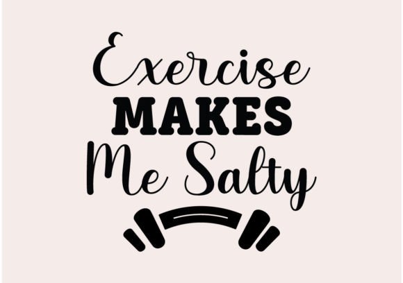 Exercise Makes Me Salty SVG Embroidery Review