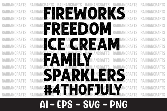 Fireworks Freedom Ice Cream Family SVG Review