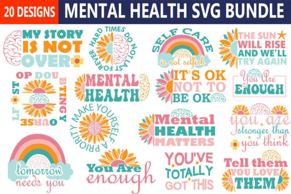 Mental Health Retro Svg Bundle Review