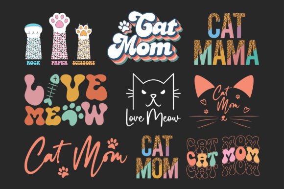 Retro Cat Mom SVG Review