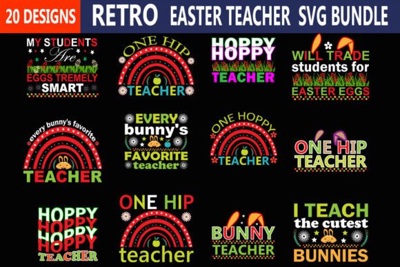 Retro Easter Teacher Svg Bundle Review