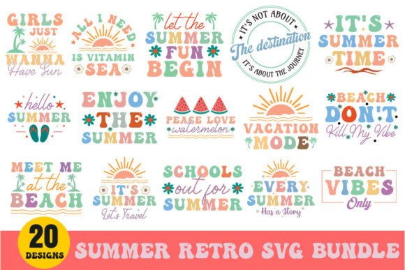 Summer Retro Svg Bundle Review