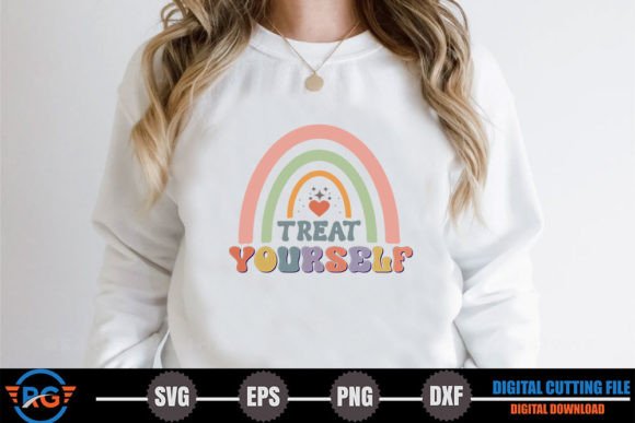 Treat Yourself Retro Motivational SVG Review